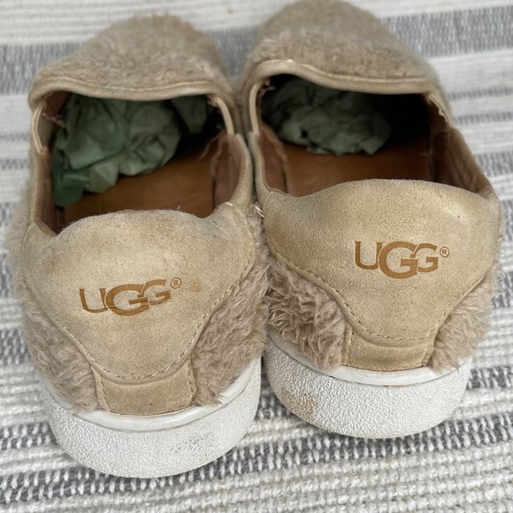 UGG ricci faux sheepskin slip-on sneakers 8 - Picture 5 of 8